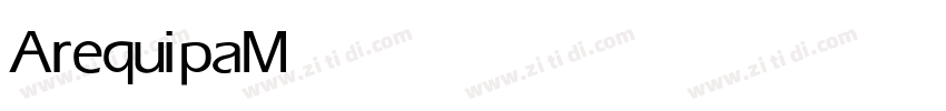 Arequipa Medium字体转换